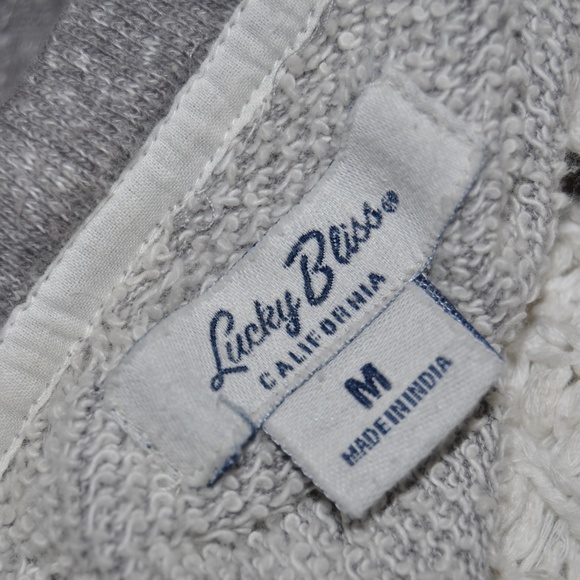 022 LUCKY BRAND French Terry Sweater Pullover sz M - Picture 4 of 5
